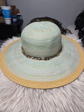 Sun And Sand Adjustable Summer Hat Beaded Belt
